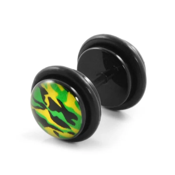 Fort Tempus Boucle D’oreille Camouflage 7 Mm marque pas cher 1