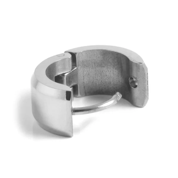 Fort Tempus Boucle D’oreille Ronde XL En Métal Argenté en ligne officielle 4