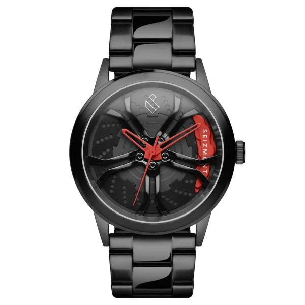 magasin solde Seizmont Monza | Montre Racing Rouge Et Noire 1