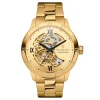 Authentic Original licence Seizmont Dante II | Montre Squelette En Acier Doré 20