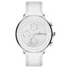 france en ligne Sidegren Solis | Montre Chronographe Blanche à énergie Solaire 22