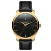 Fawler Beleza | Montre En Acier Inoxydable Doré Et Marbre Noir Distributeur Officiel 20