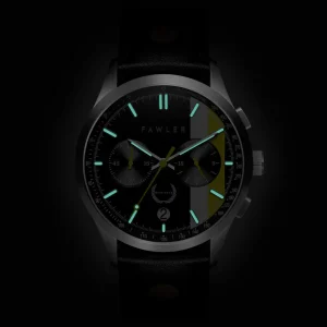 Satisfait ou Remboursé Fawler Monterey | Montre De Course Jaune Et Noire 16