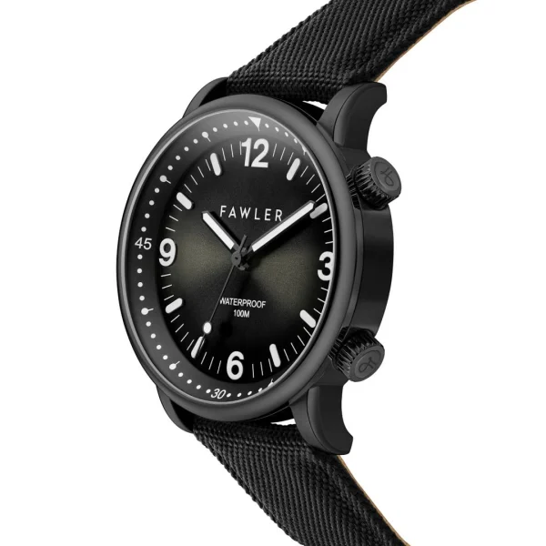 Fawler Acero | Montre De Plongée En Acier Inoxydable Noir qualité supérieure 4
