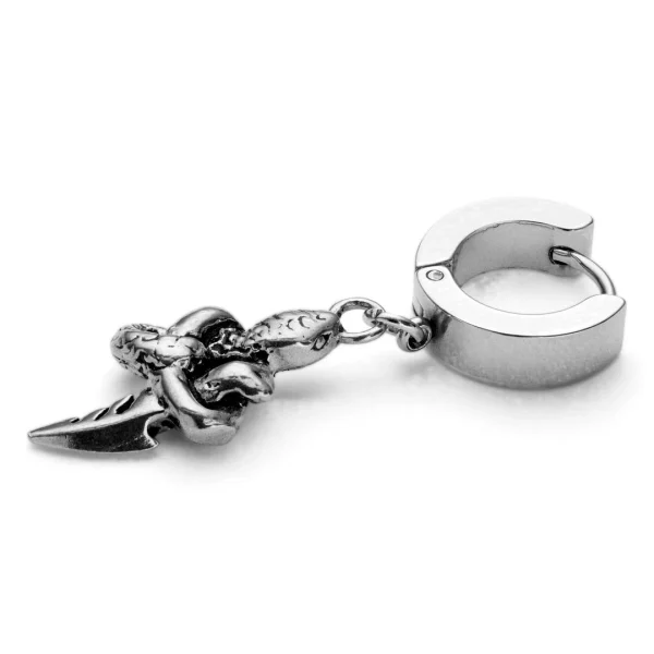 Réductions Fort Tempus Boucle D’oreille Serpent & Couteau 4