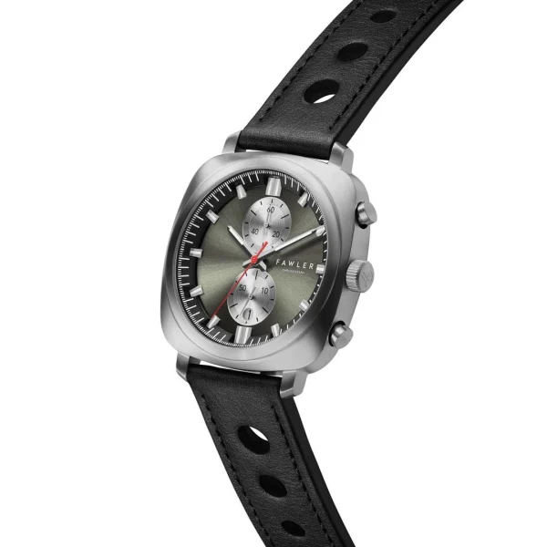 grossiste en ligne Fawler Callao | Montre Coussin Noire 4