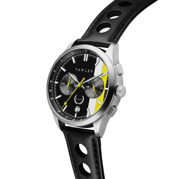 Satisfait ou Remboursé Fawler Monterey | Montre De Course Jaune Et Noire 7