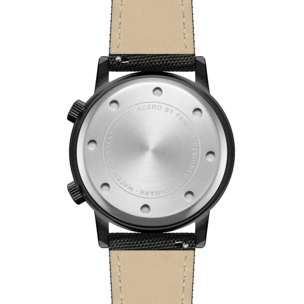 Fawler Acero | Montre De Plongée En Acier Inoxydable Noir qualité supérieure 5