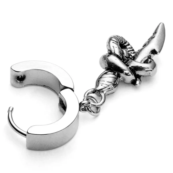 Réductions Fort Tempus Boucle D’oreille Serpent & Couteau 3