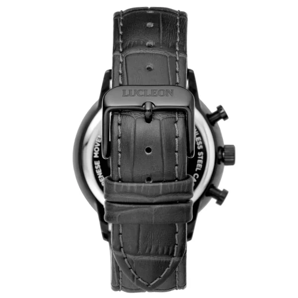 meilleur cadeau Lucleon Montre Lester Ternion En Acier Inoxydable 4