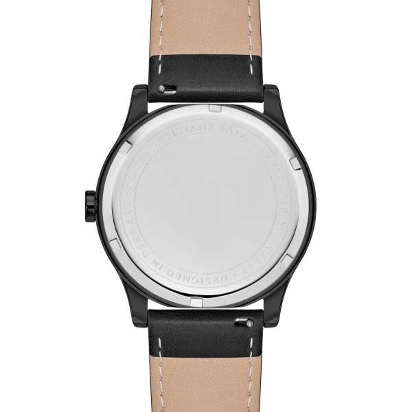 Fawler Imperator | Montre à Phases De Lune En Acier Inoxydable Noir grande qualité 5