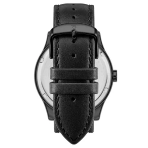 Fawler Imperator | Montre à Phases De Lune En Acier Inoxydable Noir grande qualité 16