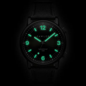 Fawler Acero | Montre De Plongée En Acier Inoxydable Noir qualité supérieure 10