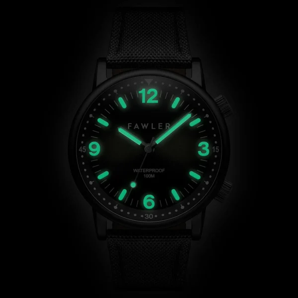 Fawler Acero | Montre De Plongée En Acier Inoxydable Noir qualité supérieure 3