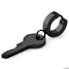 Otsu Boucle D’oreille Noire Floyd à Pendentif Clé soldes pas cher 14