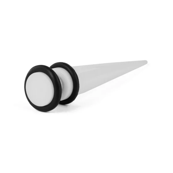 Fort Tempus Boucle D’oreille Magnétique Blanche – 8mm grande marque pas cher 1