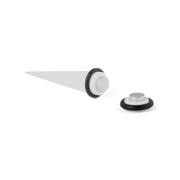 Fort Tempus Boucle D’oreille Magnétique Blanche – 8mm grande marque pas cher 3