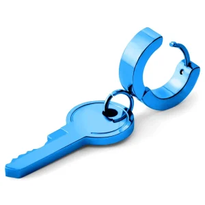 Otsu Boucle D’oreille Bleue Floyd à Pendentif Clé marques pas cher 9