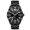 Fawler Métier | Montre GMT En Acier Inoxydable Noir – Série Limitée Livraison Standard/Rapide 17