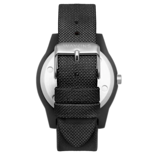 Waykins Recapture | Montre Noire En Matériaux Recyclés shopping pas cher 7