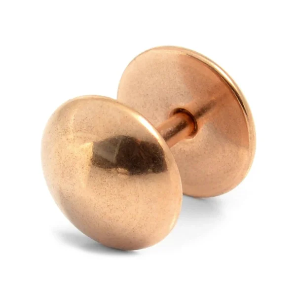 Fort Tempus Clou D’oreille Circulaire En Cuivre 8mm marques pas cher 1