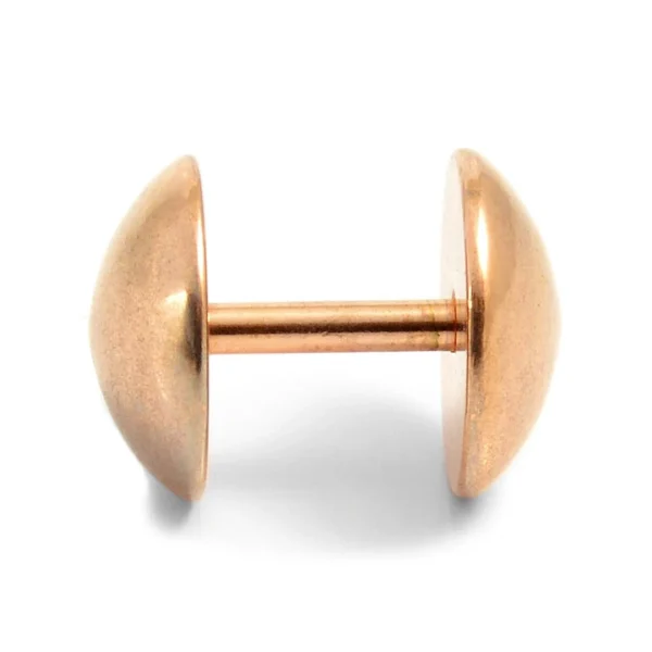 Fort Tempus Clou D’oreille Circulaire En Cuivre 8mm marques pas cher 3