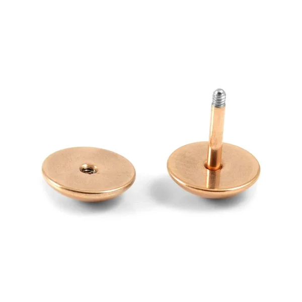Fort Tempus Clou D’oreille Circulaire En Cuivre 8mm marques pas cher 5