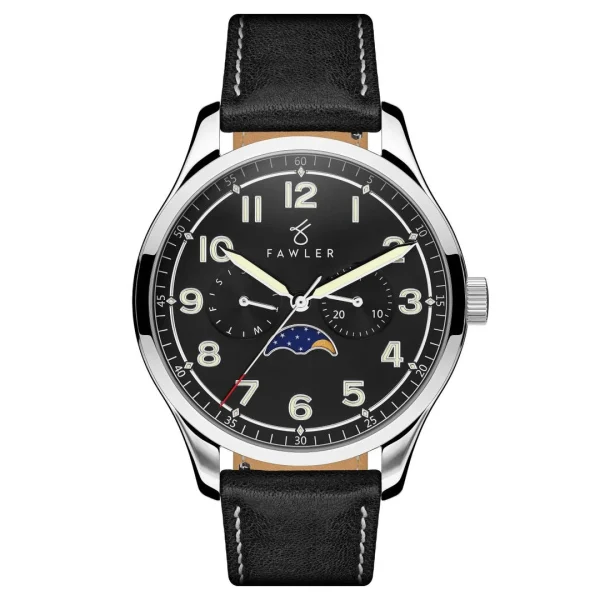 Paiement sécurisé Fawler Montre Orrin Flick à Phases De Lune 1