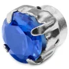 Vente Lucleon Boucle D’oreille Magnétique à Cristal Bleu 5