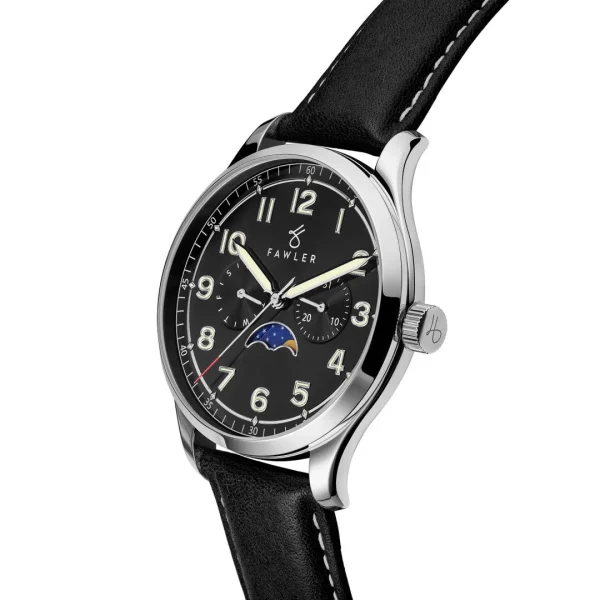 Paiement sécurisé Fawler Montre Orrin Flick à Phases De Lune 3