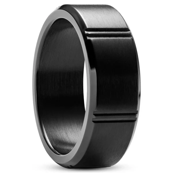 Neuve avec étiquette Lucleon Anneau Aesop Brock En Titane Noir 1