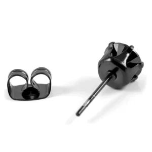 luxe soldes Lucleon Clou D’oreille 8 Mm Avec Zircone Noire 10