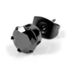 Lucleon Clou D’oreille 6mm Avec Zircone Noire ultratendance 14