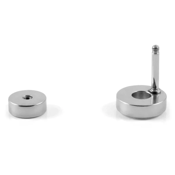 Lucleon Boucle D’oreille Stud Rond Cristal 8mm ultratendance 5