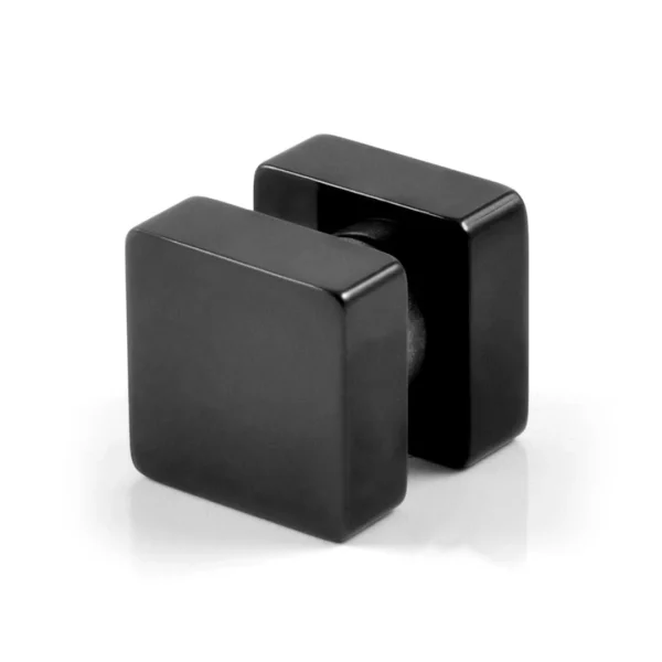 Fort Tempus Boucle D’oreille Aimant Forme Carrée 6 Mm magasin pas cher 1