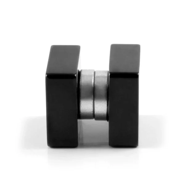 Fort Tempus Boucle D’oreille Aimant Forme Carrée 6 Mm magasin pas cher 3