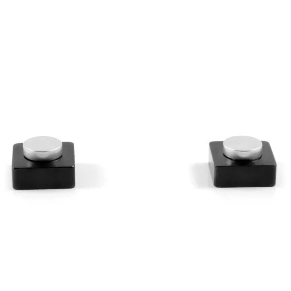 Fort Tempus Boucle D’oreille Aimant Forme Carrée 6 Mm magasin pas cher 4
