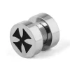 Fort Tempus Boucle D’oreille Magnétique En Acier La Croix De Fer officiel 7