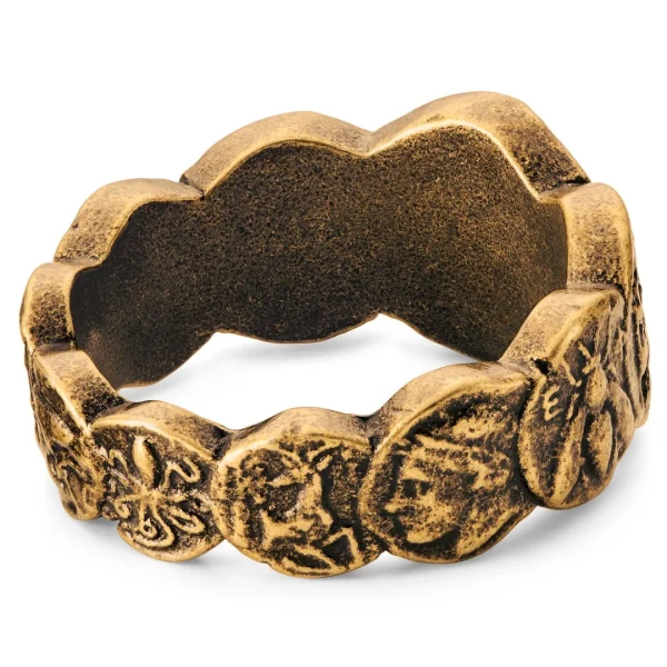 boutique en france Lucleon Obelius | Bague En Métal Doré Vintage – Les Pièces De Monnaie 3