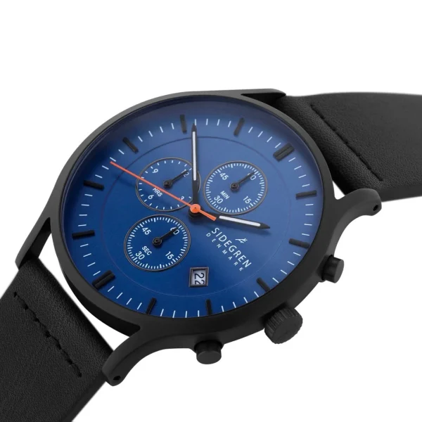 Sidegren Montre Chronographe Revil Indigo REMISE 3