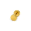 Lucleon Clou D’oreille Doré 4mm Distributeur Officiel 20