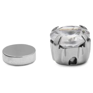 Lucleon Boucle D’oreille Magnétique à Cristaux Translucides magasin pour 7