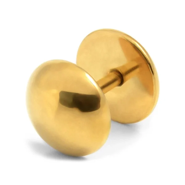 luxe soldes Fort Tempus Clou D’oreille Circulaire Doré 8mm 1