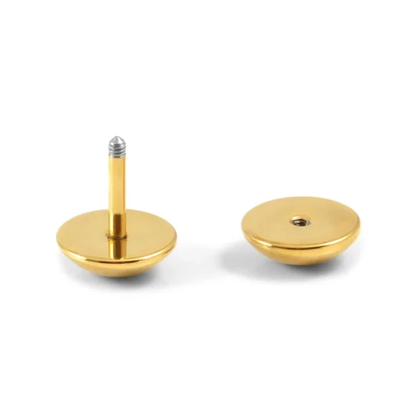 luxe soldes Fort Tempus Clou D’oreille Circulaire Doré 8mm 5