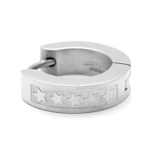 Fort Tempus Boucle D’oreille Ronde Avec étoiles ultratendance 1