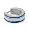 Fort Tempus Boucle D’oreille Avec Bords Bleus Pas Cher soldes France 20