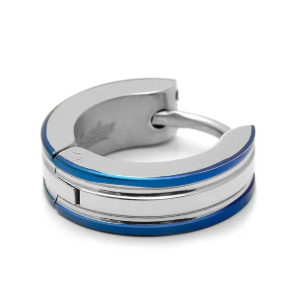 Fort Tempus Boucle D’oreille Avec Bords Bleus Pas Cher soldes France 3