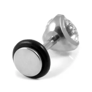 Paris Fort Tempus Clou D’oreille Rond 6mm Avec Zircone Cubique 10