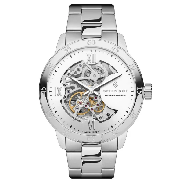 Seizmont Dante II | Montre Squelette Argentée prix le plus bas 1