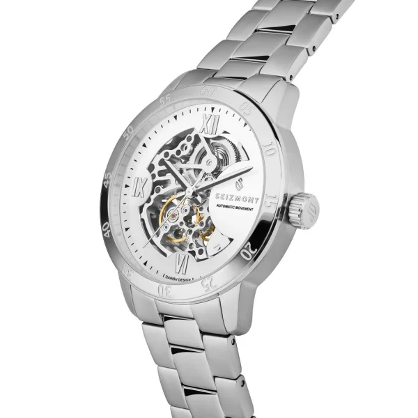 Seizmont Dante II | Montre Squelette Argentée prix le plus bas 7